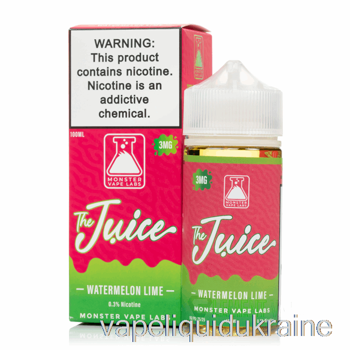 Vape Ukraine Watermelon Lime - The Juice - 100mL 3mg